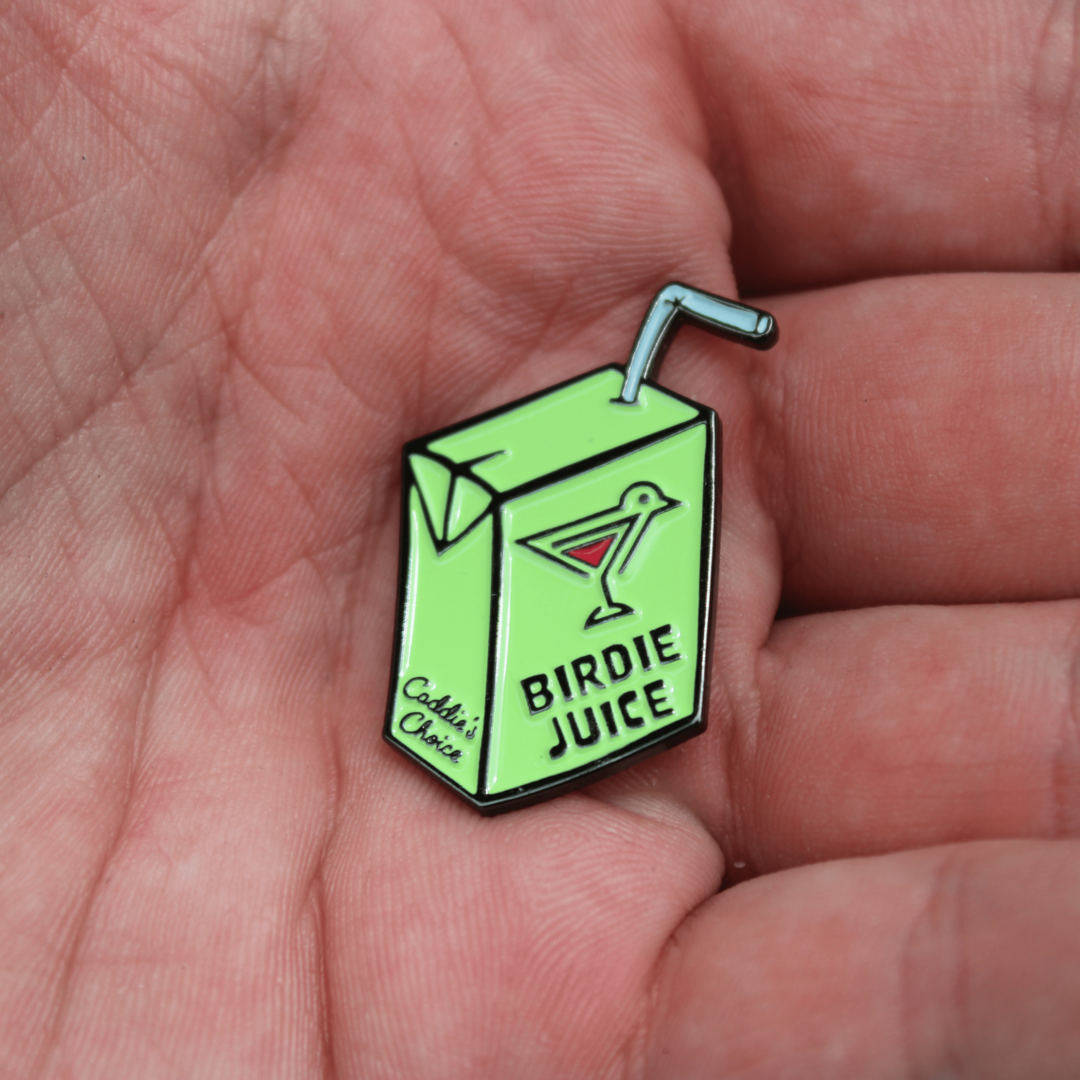 "Birdie Juice" Ball Marker