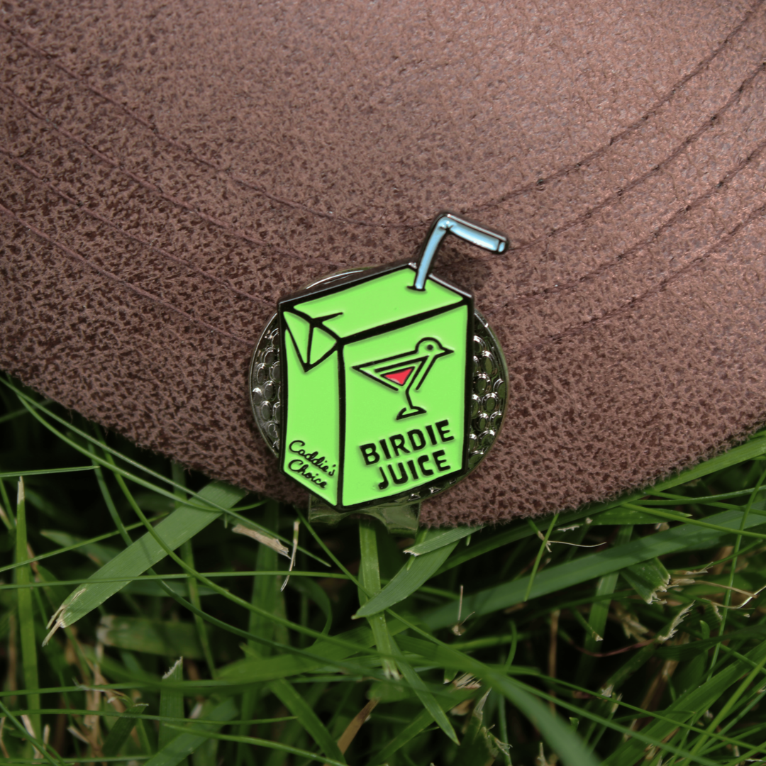 "Birdie Juice" Ball Marker