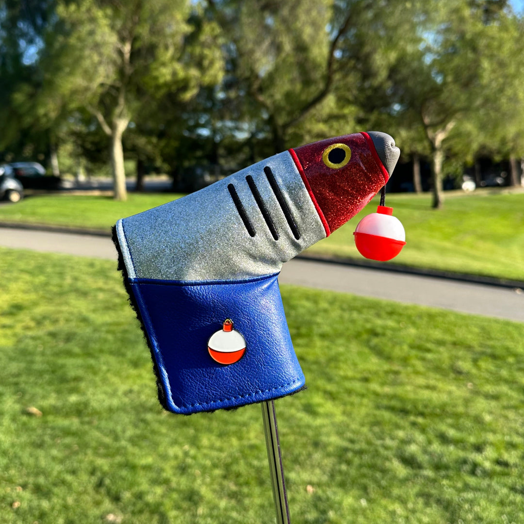 "Bobber" Blade Putter Headcover with Hidden Ball Marker Magnet (New)
