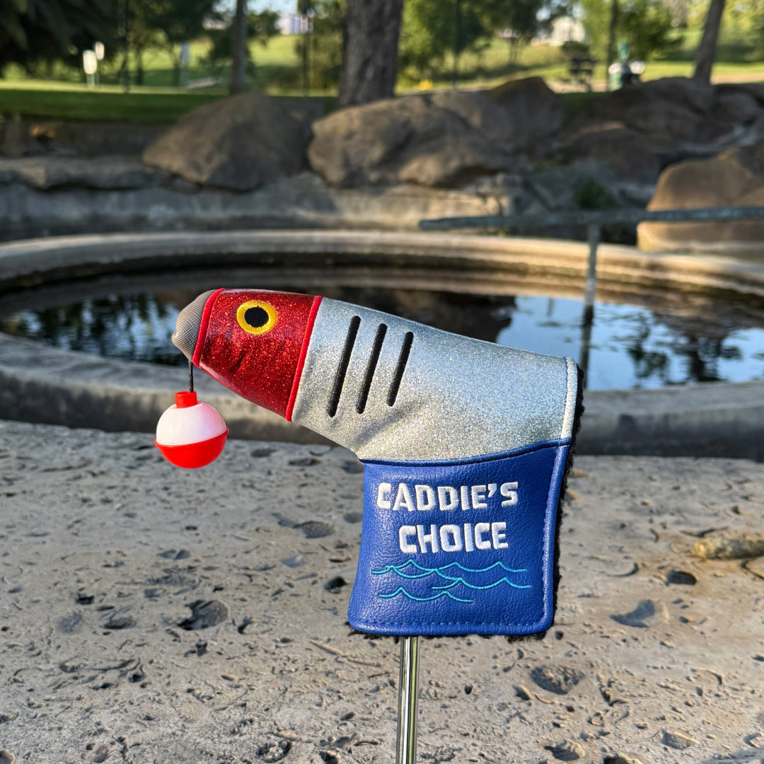 "Bobber" Blade Putter Headcover with Hidden Ball Marker Magnet (New)