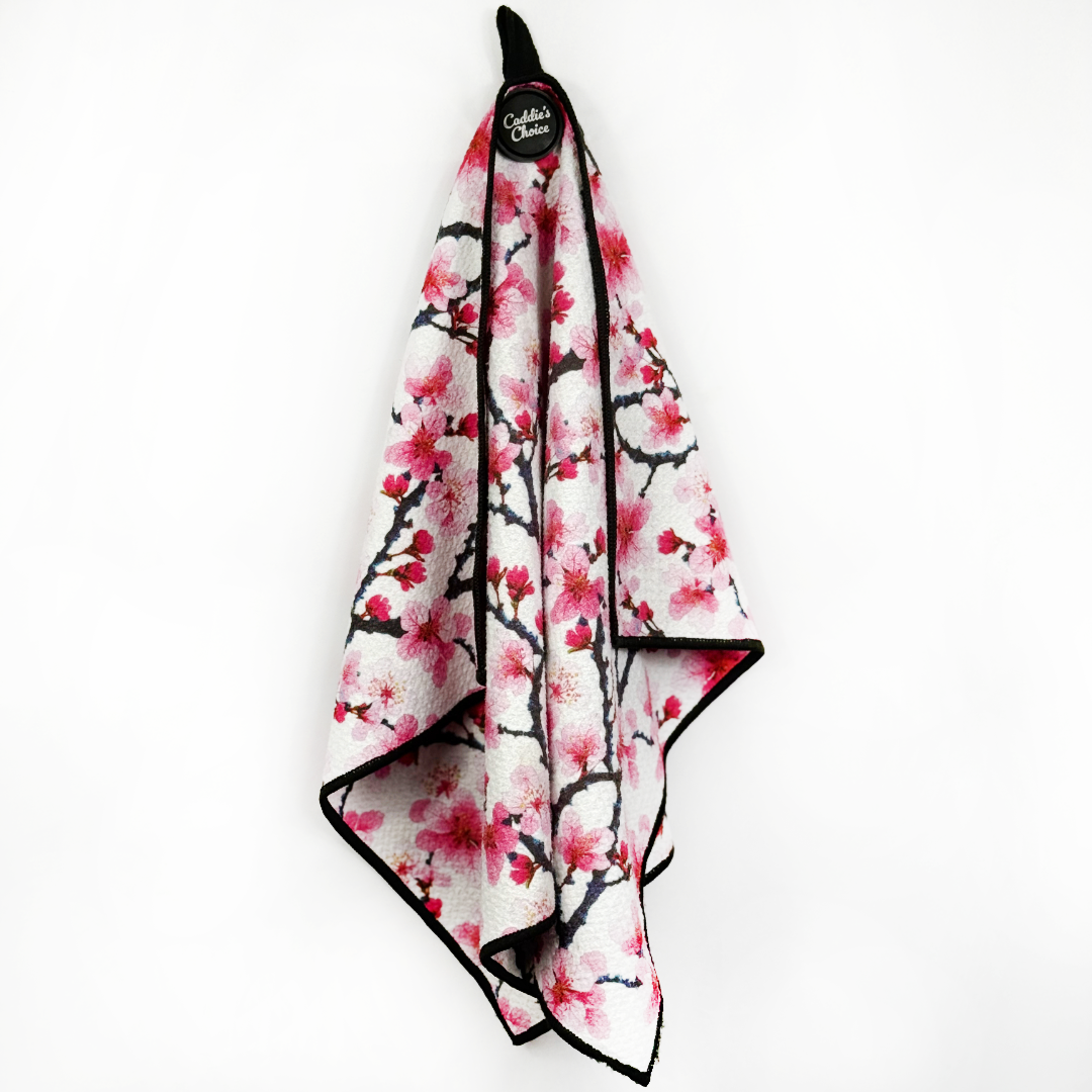 "Sakura" Premium Magnetic Golf Towel